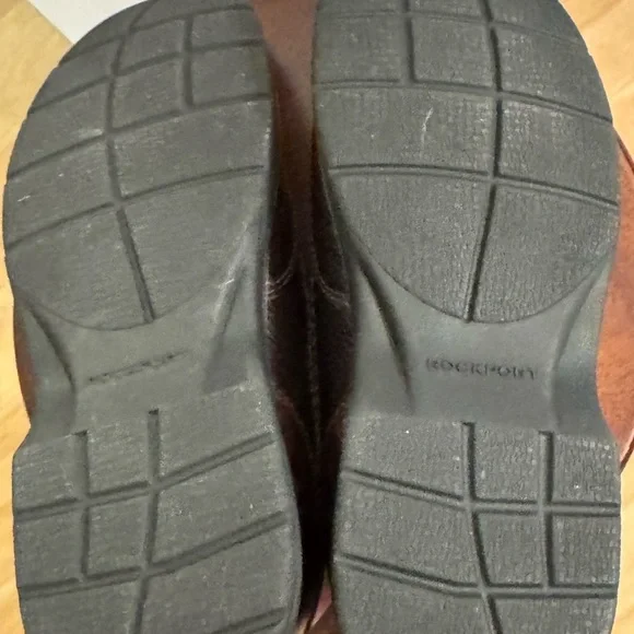 NWOT Rockport Trutech Men's Brown Leather Slip-On Shoes Size 9.5 - Picture 5 of 7